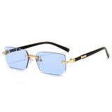 NOXEN Rimless Fashion Sunglasses — Nowoczesne Okulary bez Oprawy