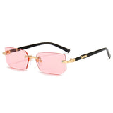 NOXEN Rimless Fashion Sunglasses — Nowoczesne Okulary bez Oprawy