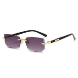 NOXEN Rimless Fashion Sunglasses — Nowoczesne Okulary bez Oprawy